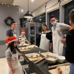 Cooking lesson about pasta, ravioli and tiramisù